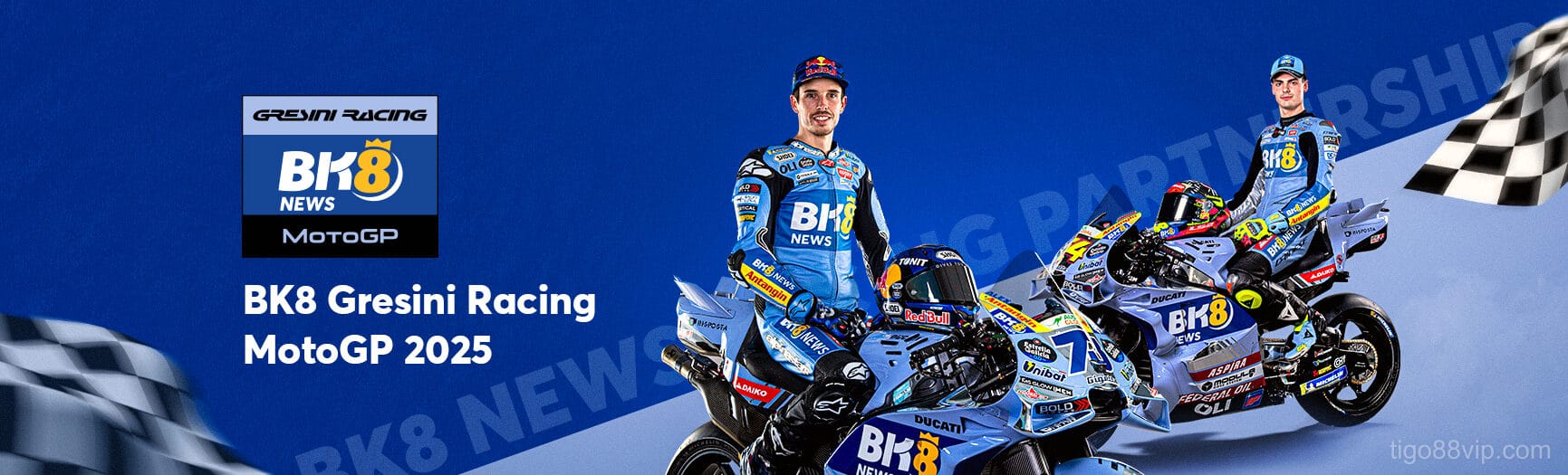 Go88 VIP đồng hành cùng đối tác chiến lược Gresini Racing