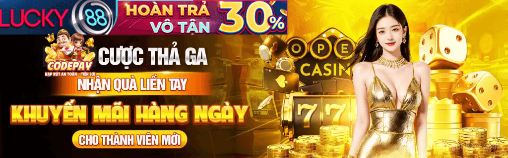 Sự kiện đặc biệt Lucky88 nhận quà cực khủng cùng Go88 VIP